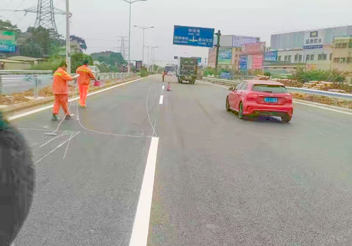 道路标线工程案例(图1)