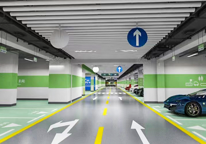 车库地坪漆设计工程(图1)