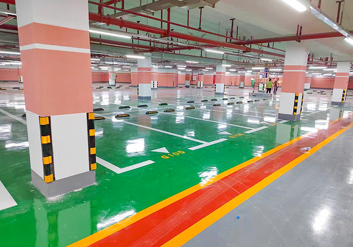 车库环氧地坪漆工程案例(图1)